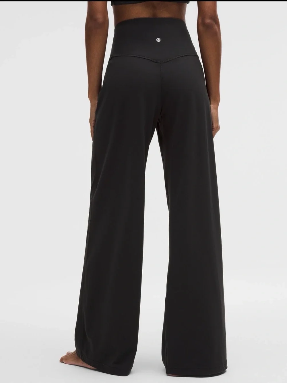 Wide Leg Black Palazzo Pants for Women